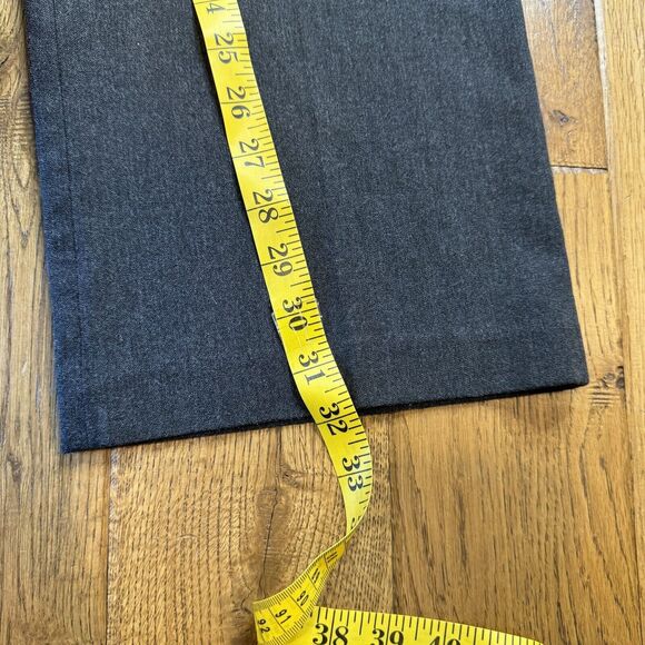 J. Jill Stretch Trousers Charcoal Grey Dress Pants Women’s Size 8 Inseam 32 - Picture 5 of 7